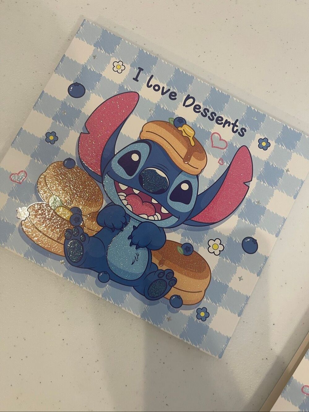 Stitch I Love Desserts 42 color eyeshadow palette with mirror. New